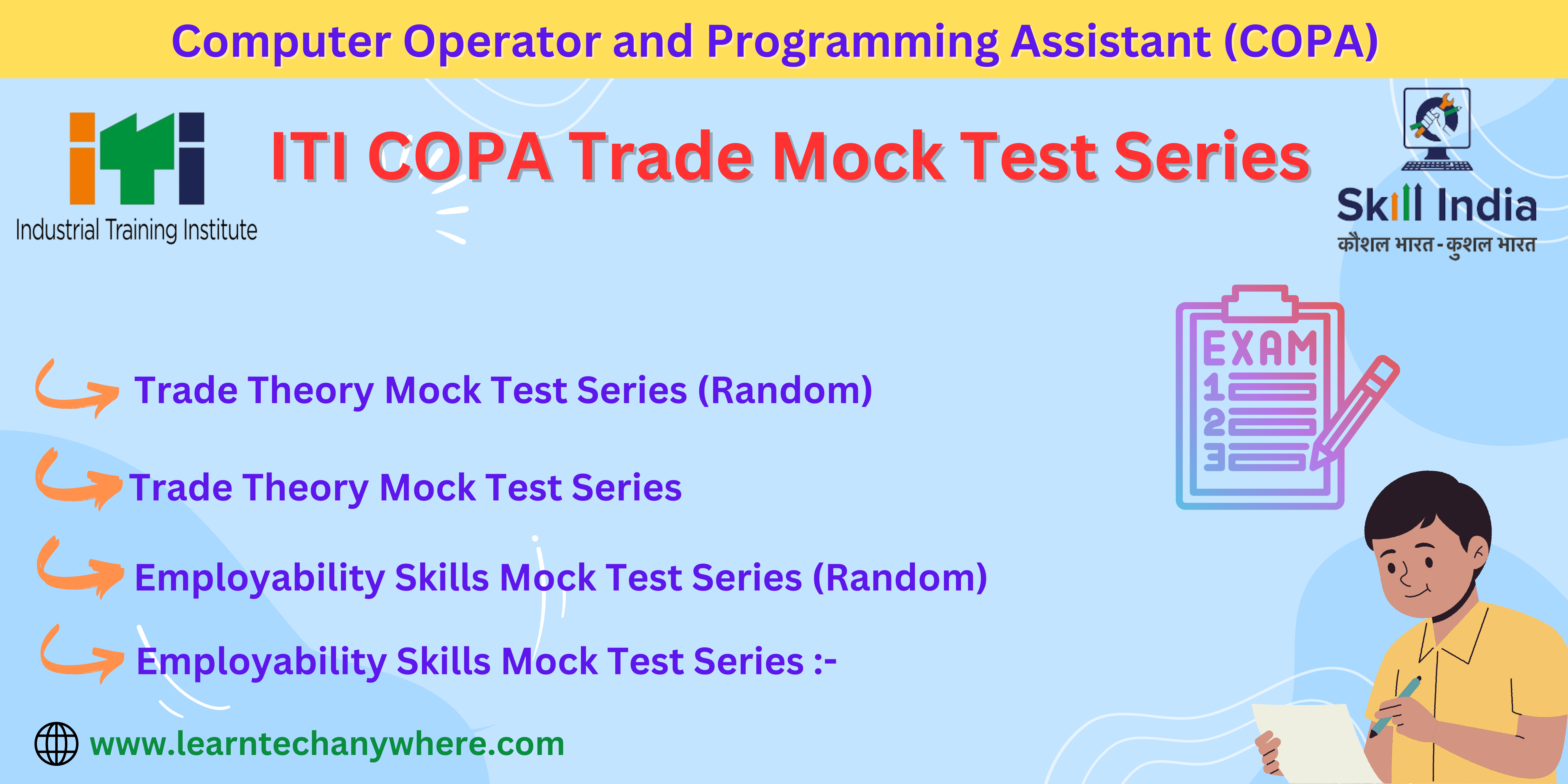 ITI COPA Trade Exam 20 MCQs Practice Question | Practice Set-1 - Learn ...