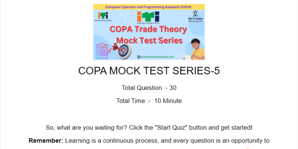 COPA Mock Test Series- 5