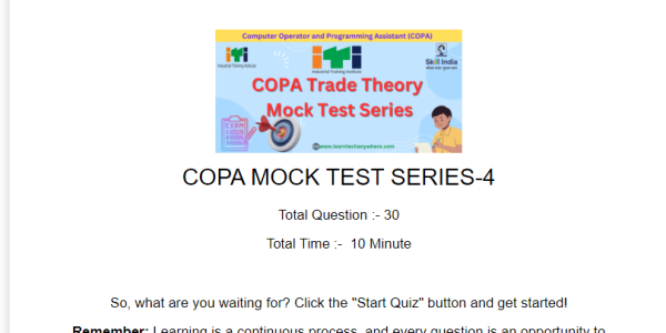 COPA Mock Test Series-4